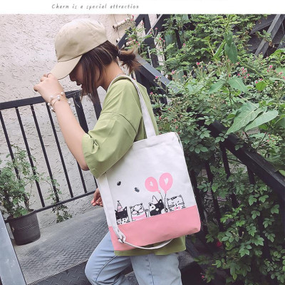 Túi Vải Tote XinhStore Hình Chim Cánh Cụt