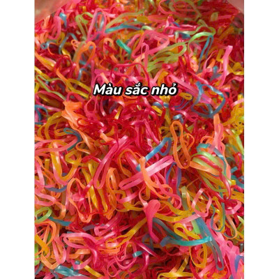 1 Kg Dây Chun Buộc Tóc Màu Đen và Nhiều Màu – Dây Nịt Tóc Đa Dạng Màu Sắc - HÀNG CHÍNH HÃNG MINIIN