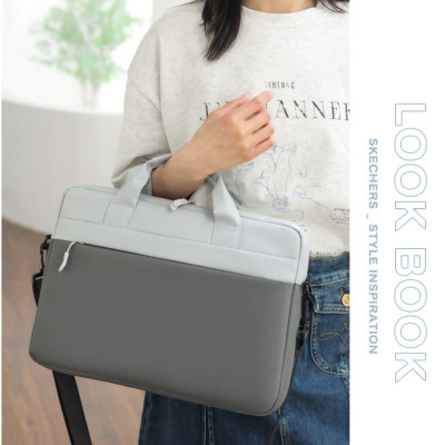 Túi xách chống sốc máy tính laptop surface, túi công sở nam nữ đeo chéo cặp đựng laptop