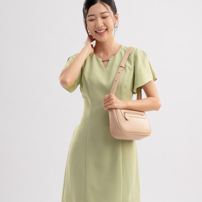 Túi Yuumy ( Thời trang nữ thời trang năng động size 23 - Túi đeo chéo da Seasand YN230 )
