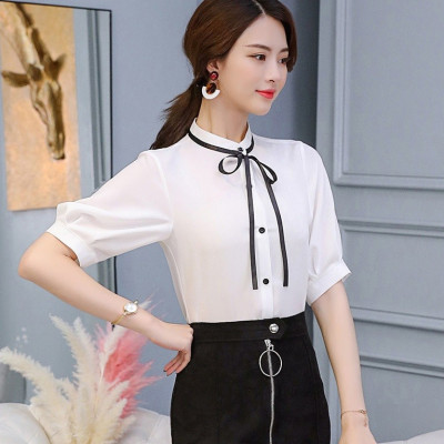 Sơ mi nữ cổ trụ xinh xắn Haint Boutique sm45