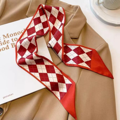 Dây Buộc Tóc Nữ In Hoa 3D Khăn Choàng Cổ Khăn lụa Thời Trang Phụ Kiện Mặc Đi Chơi Quà Tặng Cao Cấp-New Design PK0011