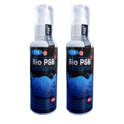 Vi Sinh PSB 100ML hồ cá thế hệ mới: trong nước, bổ sung VITAMIN, ổn định PH cho bể cá, hồ cá cảnh