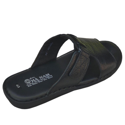 Dép Nam Quai Ngang Da Bò Thật TiTi ĐÔ Cao Cấp DNA2121d