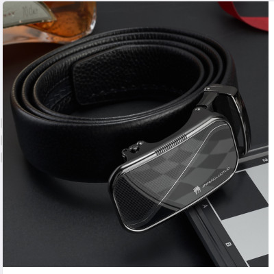 Thắt lưng nam da bò nguyên chất mặt khóa tự động hợp kim cao cấp