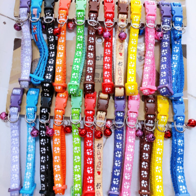 Vòng Cổ Cho Chó Mèo In Hoa Nhiều Họa Tiết Bản 1cm