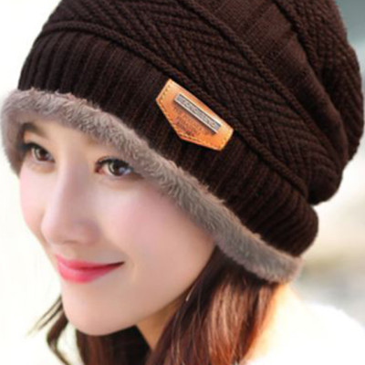 Mũ Len Kèm Khăn Chui Đầu (Freesize)