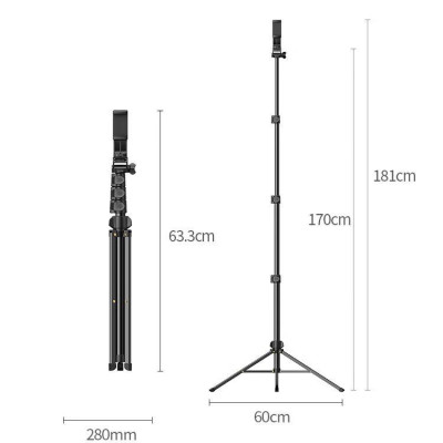 Ugreen UG90637LP377TK Chân đế Tripod chiều dài 58cm - 1.7m chi - HÀNG CHÍNH HÃNG