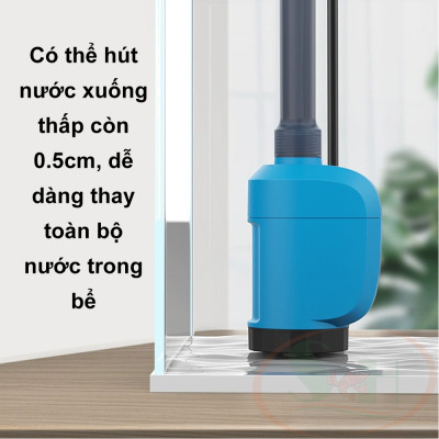 Hút phân cặn Sobo Multifunction Clean Pump BO 028 / 058 / 078 bơm chìm thay nước bể cá tép thủy sinh