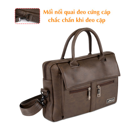 Cặp công sở, Cặp Laptop Xbags Lavish cao cấp Xb 4301, Đường may chắc chắn, Bền Bỉ