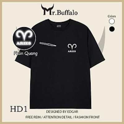 Áo Thun Mr.Buffalo 12 cung hoàng đạo Tshirt Cotton 100% Unisex Form Oversize Local Brand HD1-12