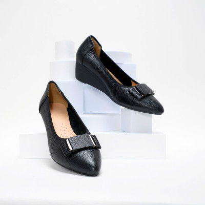 Giày Đế Xuồng Nơ Khóa 5P PABNO PN17018