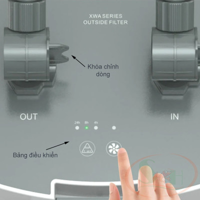 Lọc thùng Sunsun XiaoLi XWA 600, 800, 1000 hút váng đèn uv xả đáy bể thủy sinh cá tép cảnh