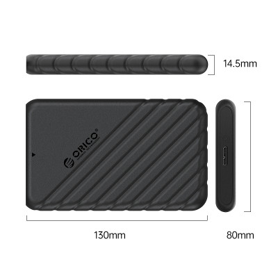 Box Orico Đựng Ổ Cứng HDD/SSD 2.5 inch 25PW1-U3-BK - Hàng chính hãng