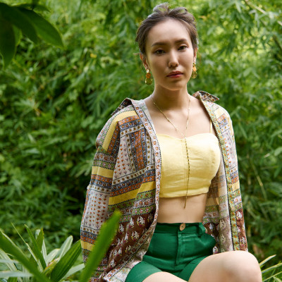 Áo Sơ Mi Oversized Linen Bohemian TOP175 thời trang thiết kế Hity