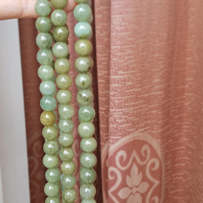 Vòng Chuỗi đeo Cổ Đá cẩm thạch tự nhiên hạt to size 9mm Màu xanh ngọc dầu bóng mượt đẹp nữ đeo cổ nhẹ nhàng mát của đá tự nhiên tâm bình yên Món quà tặng Mẹ và người thân và cho chính bản thân mình ý nghĩa ạ