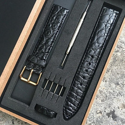 Dây Da Đồng hồ Cá sấu Xuất Khẩu 