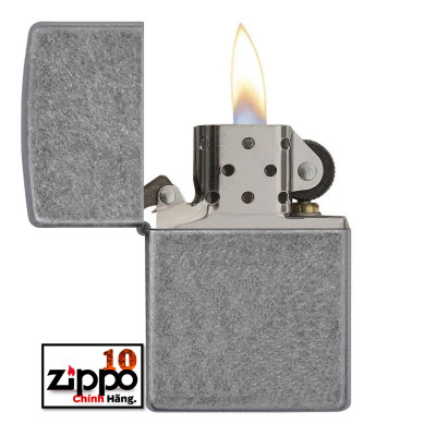 Bật lửa Zippo 121FB Antique Silver Plate - Chính hãng 100%