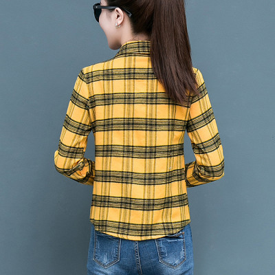 Sơ mi nữ,áo sơ mi nữ hoạ tiết caro Sm22