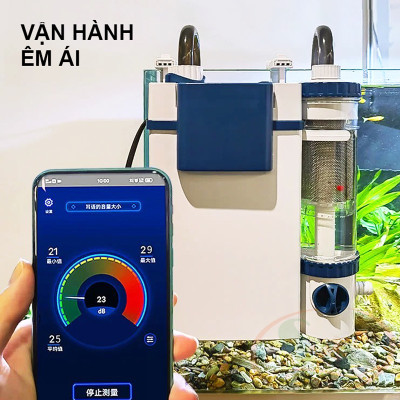 Lọc treo Sunsun YBF 500 / 600 tách phân lắng cặn xả đáy hút váng mini bể cá tép thủy sinh