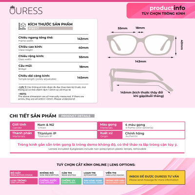 GỌNG KÍNH TITAN NAM (Titanium Pors Men) CHẤT LIỆU VƯỢT TRỘI SIÊU NHẸ SIÊU BỀN – P9017