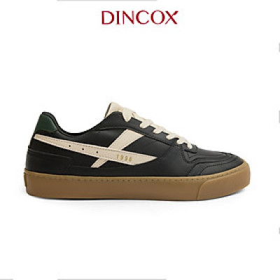 New Arrivals | Giày Da Sneaker Nam DC39 BLACK COFFEE DINCOX Shoes Đế Bằng - Microfiber Leather