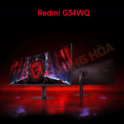 Màn Hình Cong Xiaomi Redmi Mi Curved G34WQi 34 Inch Tần Số 180 Hz 2K Có VESA Chơi Game Làm Việc Thoải Mái - Hàng Nhập Khẩu
