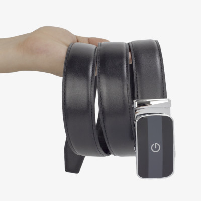 Thắt lưng nam, dây nịt nam da bò 3 lớp Bụi Leather L104 - Khóa tự động, nhiều mặt khóa tùy chọn