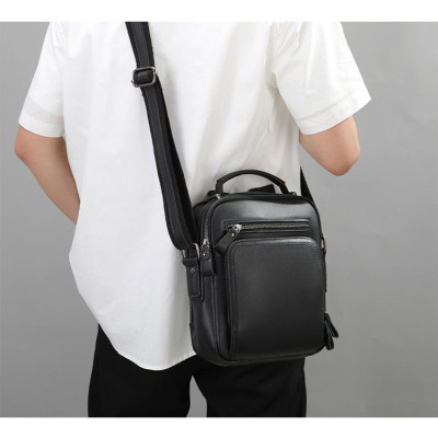 Túi đeo chéo nam BAOHA LEATHER BHM6014 Tui đeo vai chuẩn da bò thật
