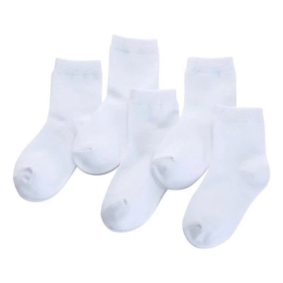 Combo 7 đôi tất vớ nam nữ cổ ngắn 3B trắng học sinh phong cách Hàn Quốc màu trắng