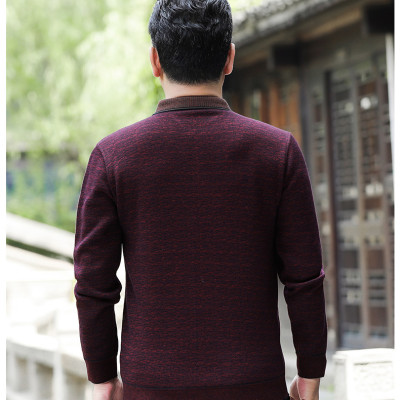 Áo Len Trung Niên Lót Lông Cừu Sang Trọng Siêu Ấm SAL240