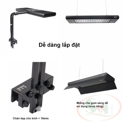 Đèn led Week Aqua Z series Z200, Z250, Z400 Pro RGB UV bể thủy sinh cá tép cảnh