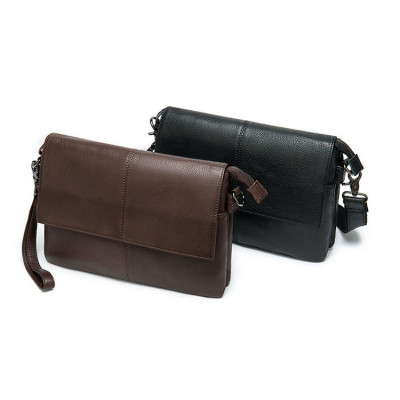 Túi ví đeo chéo da bò cao cấp BHM82298 Clutch cầm tay - Túi đeo vai nam da thật