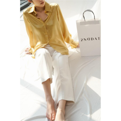 Áo sơmi lụa satin TOP031B