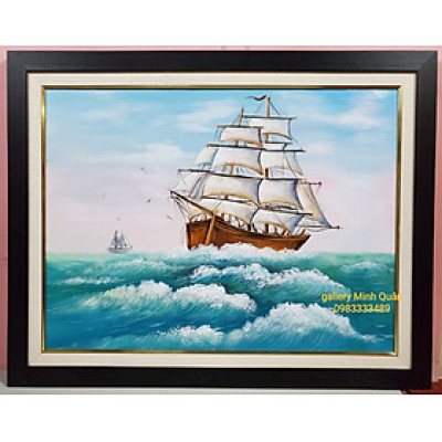 TRANH SƠN DẦU VẼ THUÂN BUỒM XUÔI GIÓ