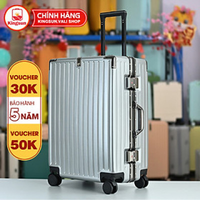 Vali Khung Nhôm Khoá Sập KS-066 Size 20/24 cao cấp chống rạch móc,chống va đập