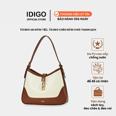 Túi đeo chéo nữ đi chơi hình thang thanh lịch IDIGO FB2 - 4321, túi xách nữ sang chảnh đi tiệc