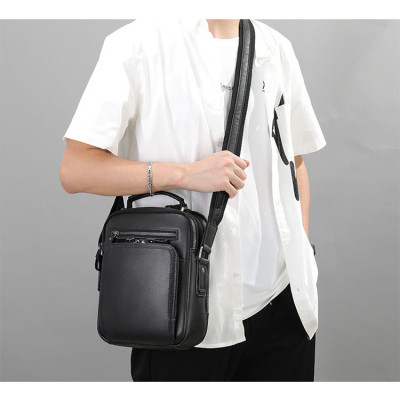 Túi đeo chéo nam BAOHA LEATHER BHM6014 Tui đeo vai chuẩn da bò thật
