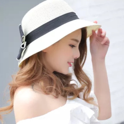 Mũ đi biển rộng vành. Nón đi biển rộng vành. Mũ rộng vành đi biển, Nón rộng vành đi biển chống tia UV thời trang Hàn Quốc dona21033012