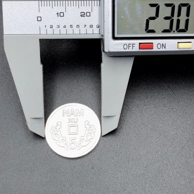 Đồng Xu Cạo Gió Đánh Cảm  Bạc Ta Nguyên Chất S99 Mã Đáo Thành Công Loại Nhỏ Đường Kính 2,3cm BẠC HIỂU MINH XDG4