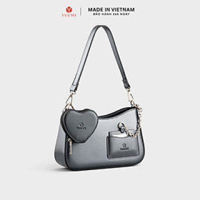 Túi Yuumy (Thời trang nữ kèm phụ kiện xinh xắn size 24 - Túi đeo chéo da Glossy YN295)