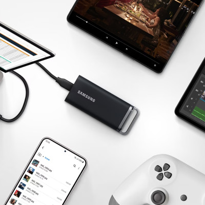 Ổ cứng di động SSD Samsung T9 Tốc độ đọc/ghi 2,000 MB/s 1,950 MB/s USB 3.2 Gen 2x2 - 1 Đổi 1 Hàng chính hãng