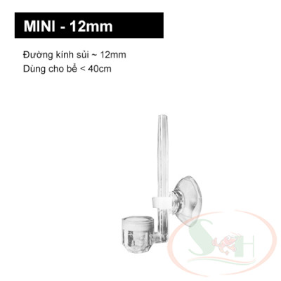 Đầu sủi oxy acrylic siêu mịn bọt khí oxy nhuyễn hòa tan bể cá tép thủy sinh