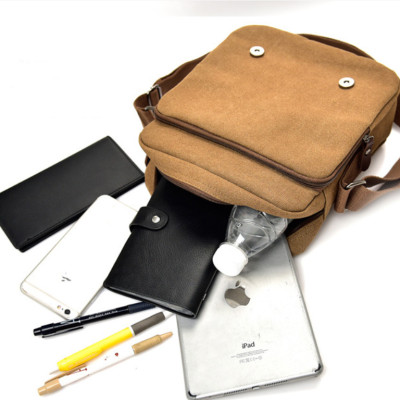 Túi đeo chéo đeo vai nam vải canvas thời trang cao cấp phong cách mới