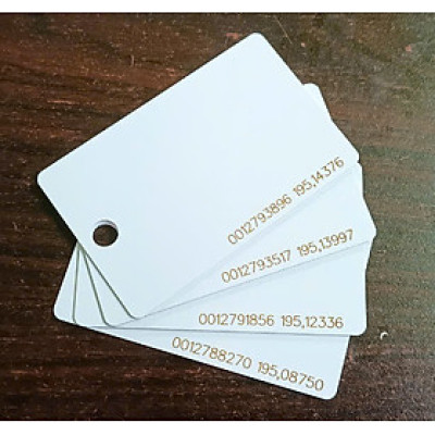 Thẻ từ chấm công mifare/proximity tần số 13.56khz/125khz, kích thước như thẻ ATM, sử dụng cho máy chấm công, kiểm soát cửa,thang máy, cư dân đô thị, bãi giữ xe, kiểm soát ra vào( hàng nhập khẩu)