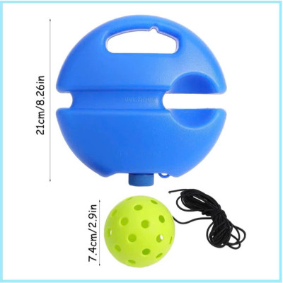 Bộ dụng cụ tập luyện Pickleball bao gồm một bảng đế và một quả bóng Pickleball có dây đàn hồi Giao Mầu Ngẫu Nhiên
