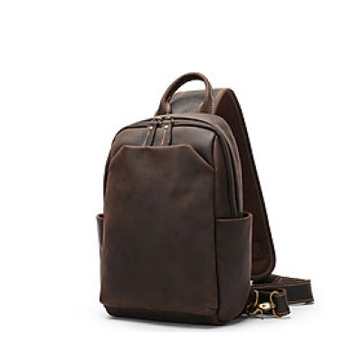 Túi đeo chéo nam DA BÒ THẬT phong cách mới  - BEE GEE DCN9297