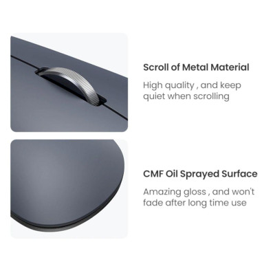 Ugreen UG90372MU001TK 4000dpi 10M 2.4g Màu Đen Chuột không dây - HÀNG CHÍNH HÃNG