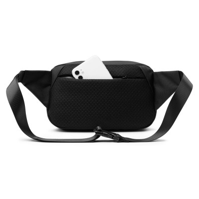 Túi đeo chéo thời trang KINGBAG BAMBOO nhiều ngăn, vải kháng nước tốt, khóa YKK, màu đen - Hàng chính hãng