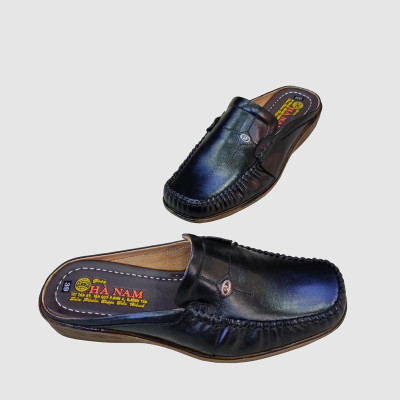 Dép Bít Mũi Nam HÀ NAM Da Bò Thật Cao Cấp GSB20103